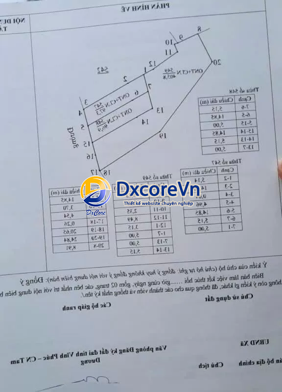 Đất Thanh Vân Tam Dương giáp Vĩnh Yên cần bán